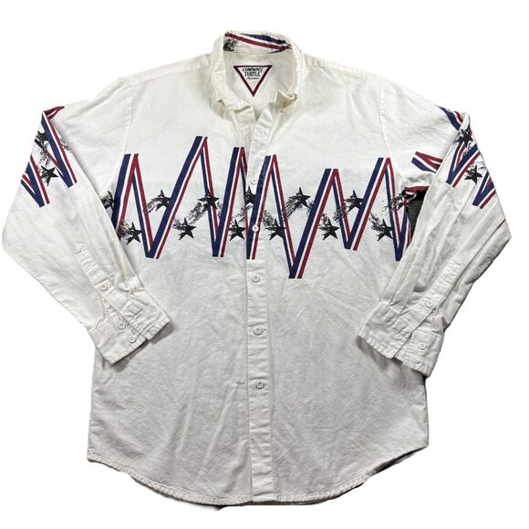 Cowboys Turtle Roper Vintage Cowboy Shirt Western Stars Stripes Med/Large F119 - Picture 1 of 10